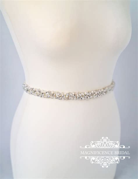 Pearl Bridal Belt Pearl Belt Bridal Belt Thin Bridal Belt Thin