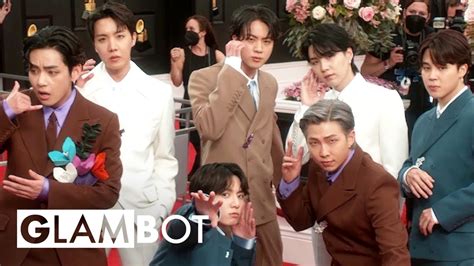 Bts Glambot Behind The Scenes At Grammys 2022 E Red Carpet And Award