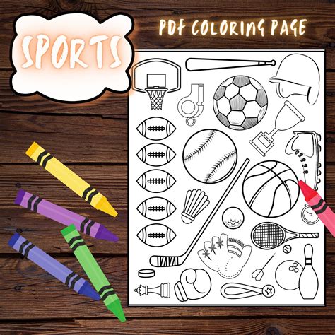Free Printable Sports Coloring Pages for Kids! - Printables for Everyone