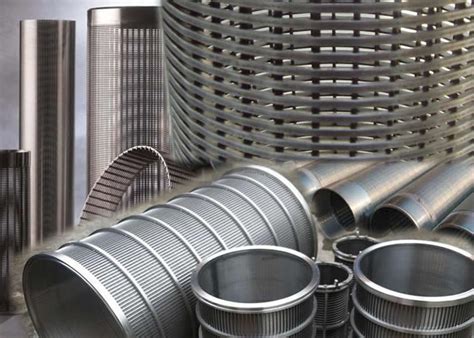 Wedge Wire Well Screen Of Stainless Steel Grades