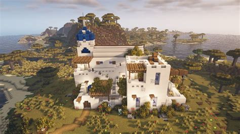 Greek villas, Minecraft houses, Villa minecraft