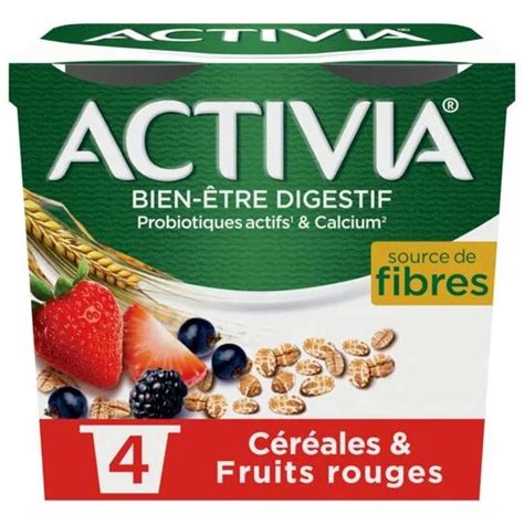 Yaourt Au Bifidus Aux C R Ales Et Fruits Rouges Activia X G