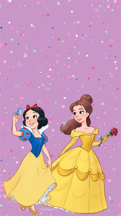 Cartoon Disney Princesses Wallpaper