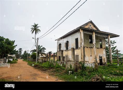 Old Colonial House Grand Bassam Unesco World Heritage Site Ivory Coast West Africa Africa