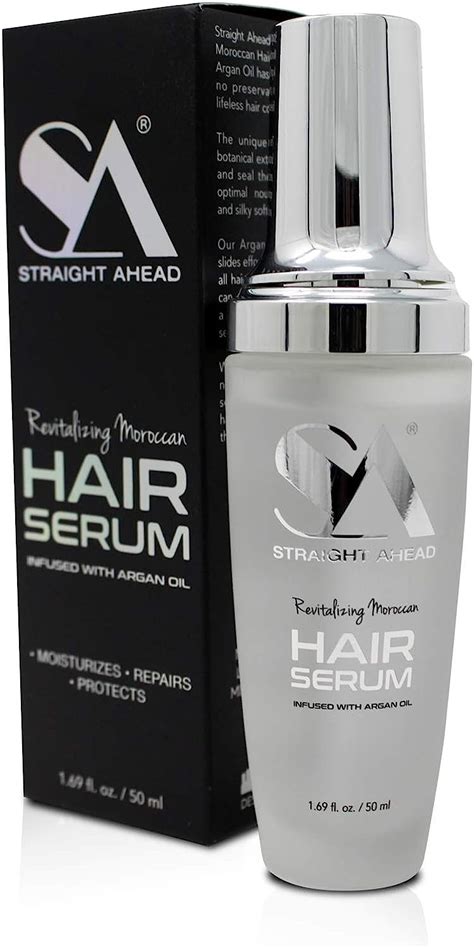 Straight Ahead Revitalizing Moroccan Hair Serum Infused With Argan Oil