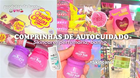 Vlog Comprinhas De Autocuidado De Perfumariaskincare Banho Make