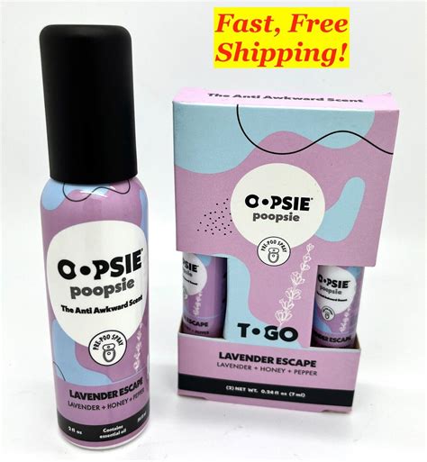 Oopsie Poopsie Lavender Escape For Home And Travel 3 Pack Ebay