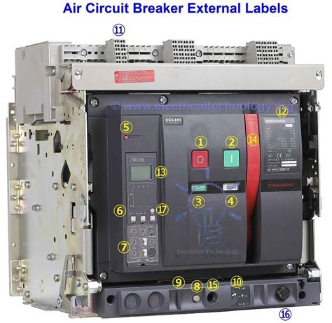 Control Wiring Diagram Of Air Circuit Breaker Shunt Trip Bre