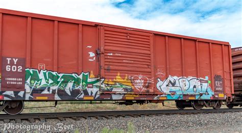 Another Old School 90's Patched Graffiti Scared single Door Boxcar ...