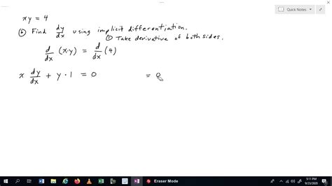 Math Sec Part Introduction To Implicit Differentiation