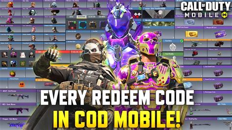 Every Redeem Code In Cod Mobile Free Cp Legendary Crates More