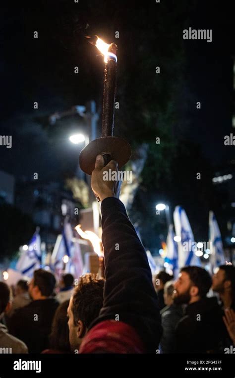 Demonstration For Democracy And Against Netanyahu S Judicial Overhaul