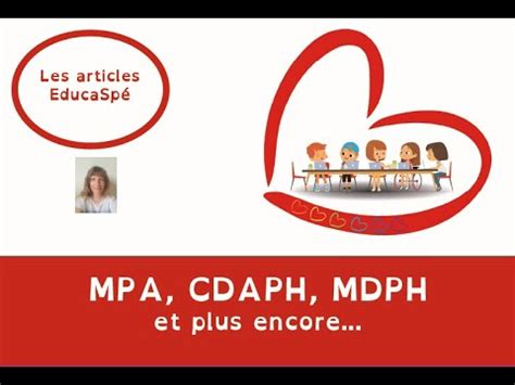 Les Articles Educasp Mpa Cdaph Mdph Et Plus Encore Youtube