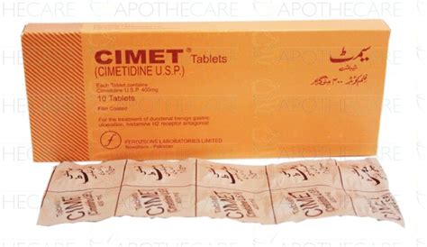 Cimet Tab 400mg 10's
