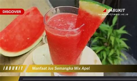 Ketahui 7 Manfaat Jus Semangka Mix Apel Yang Wajib Kamu Intip Discover