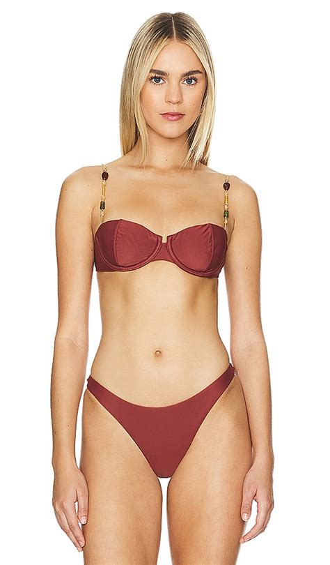 Vix Swimwear Kaia Nissi Bikini Top In Nutshell REVOLVE