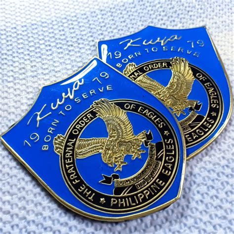 The Fraternal Order of Eagles Emblem "BORN TO SERVE" (Laminated ...