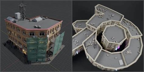 Grab A Free Geometry Nodes Library For Procedural Buildings In Blender