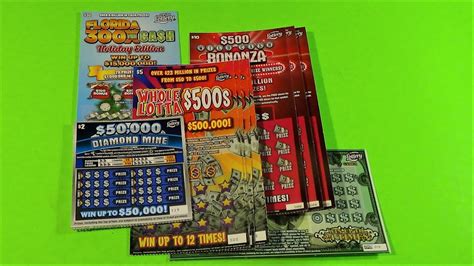 SBG 78 DIAMOND MINE WHOLE LOTTA 500s BONANZA 300X THE CASH FL Lottery