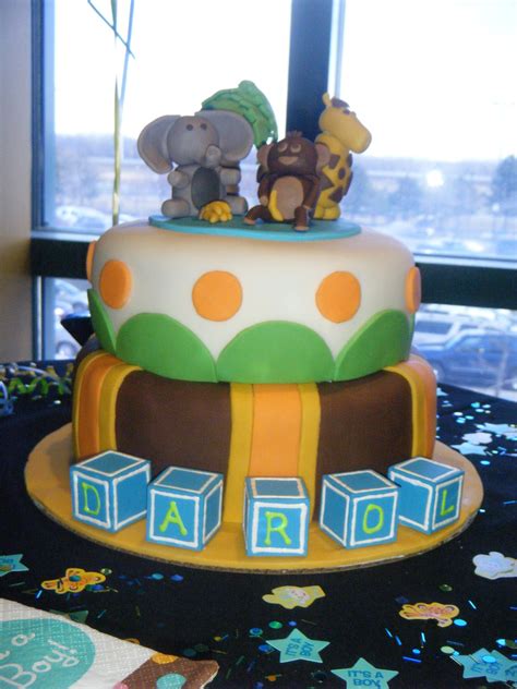 Safari Cake for Baby Shower