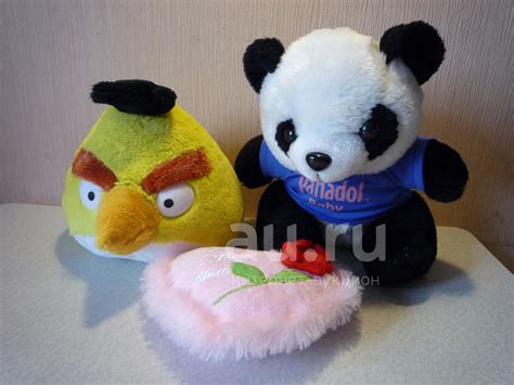 Мягкие игрушки - Angry Birds - Панда - Сердце. — купить в Красноярске ...