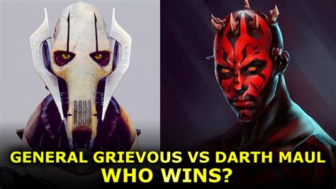 Darth Maul Vs General Grievous