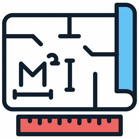 Square, meter, architecture, measurement, structure, area, room icon - Download on Iconfinder