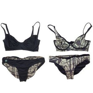 83 Off Swim Cheeky Sexy God Save Queens Caged Bandage Bikini Poshmark