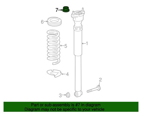 Suspension Shock Absorber Mount Nut Mercedes