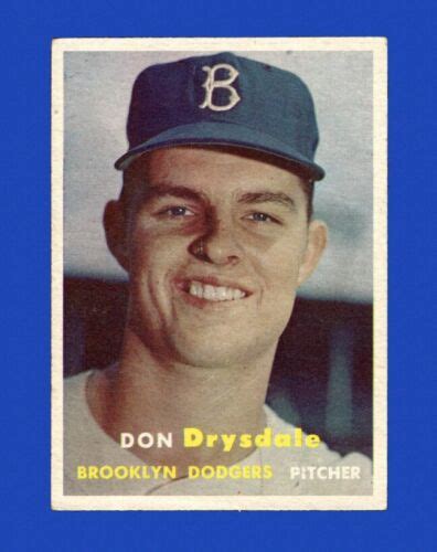 Topps Set Break Don Drysdale Rc Ex Exmint Gmcards Ebay