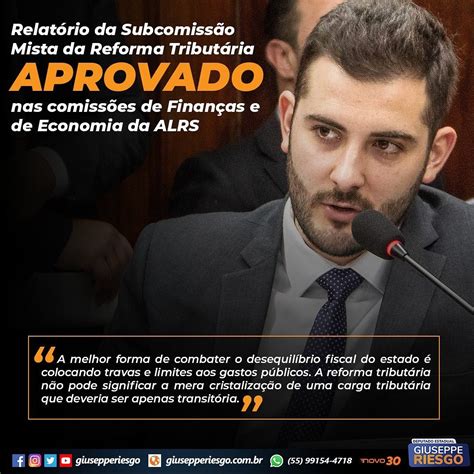 Aprovado O Relat Rio Da Subcomiss O Da Reforma Tribut Ria Apresentado