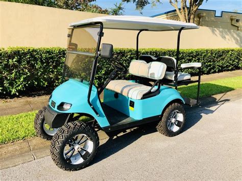 2019 E Z Go Refurbished Ezgo Txt Lifted Custom 200 Golf Cart Depot