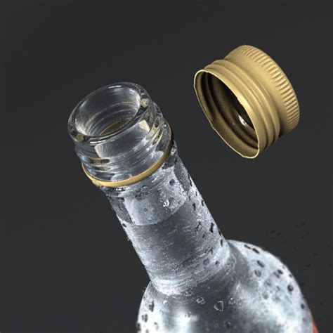 Russian Vodka Bottle 3d Model 29 C4d Free3d