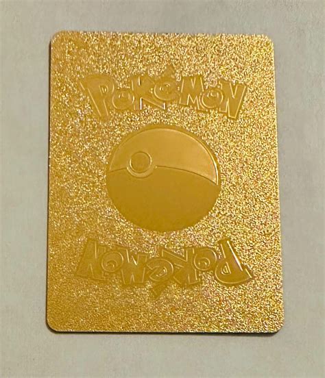 Mavin | Leafeon VMAX Metal Rainbow Gold Foil Pokemon Card Fan Art Card