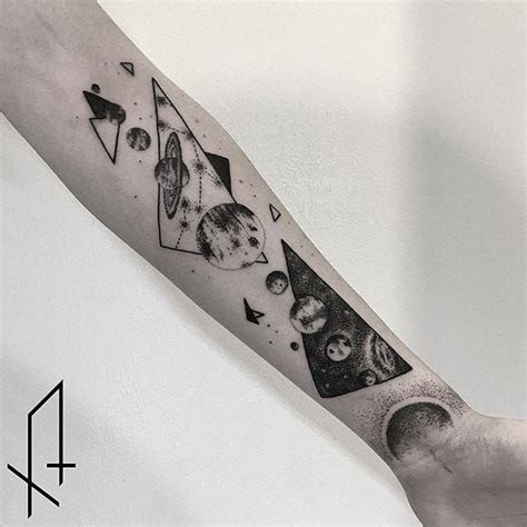 Dotwork Galaxy Tattoo By Gioele Cassarino Dotworkgalaxy