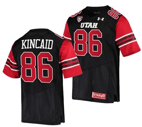 Hot Buy New Utah Utes 86 Dalton Kincaid Jersey Black