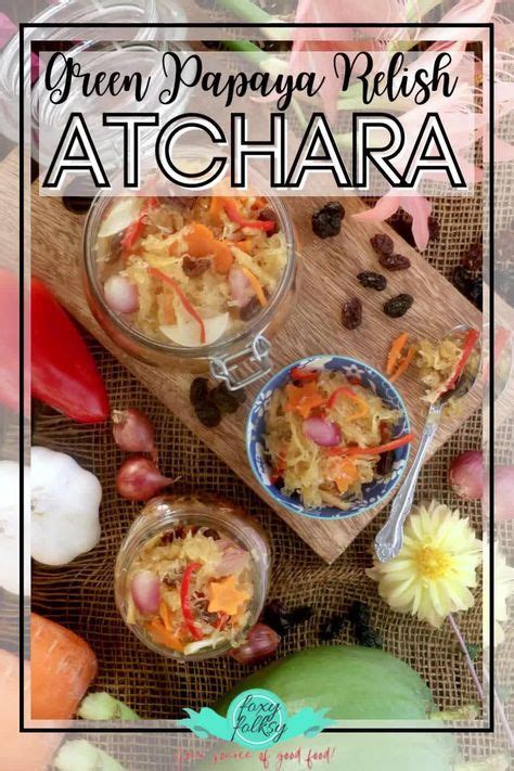 Atchara is a traditional Filipino condiment or side dish consisting of ...