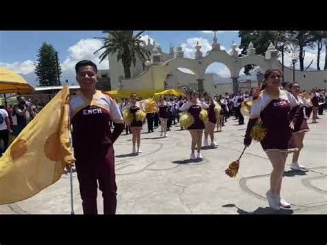 Banda Juvenil De Marcha De La Escuela Normal De Chalco En La Feria De