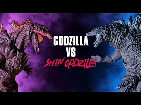 GODZILLA VS SHIN GODZILLA EPIC STOP MOTION BATTLE YouTube