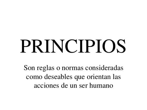 Diferencia Principios Y Valores