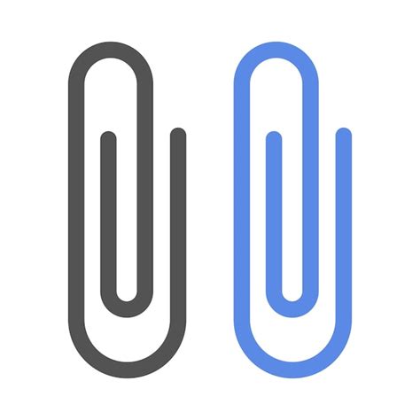 Premium Vector Paperclip Icon Style