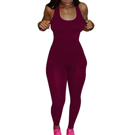 EHQJNJ Female Black Jumpsuit For Women Formal Sexy Women Slim Yoga