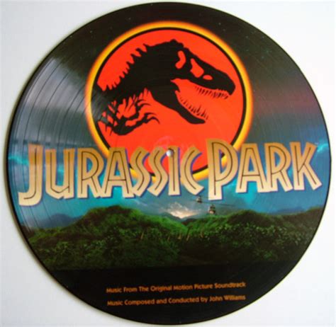 Jurassic Park soundtrack vinyl picture disc. ... | From Director Steven ...