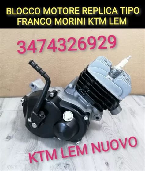 Blocco Motore Completo Ktm Lem Italjet Franco Morini Cilindro