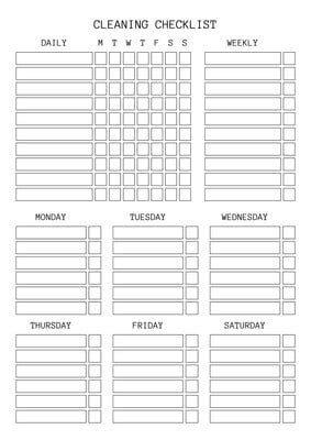 Trip Checklist Template