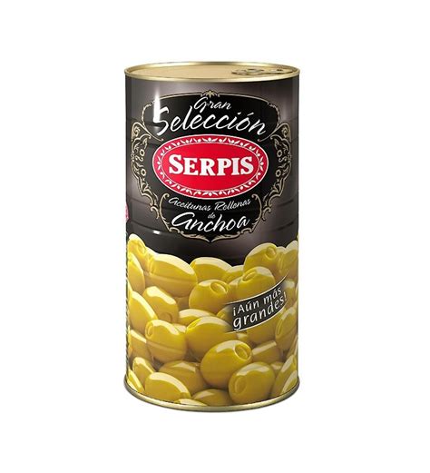 Aceitunas Gran Selecci N Rellenas De Anchoa Serpis G En Economato