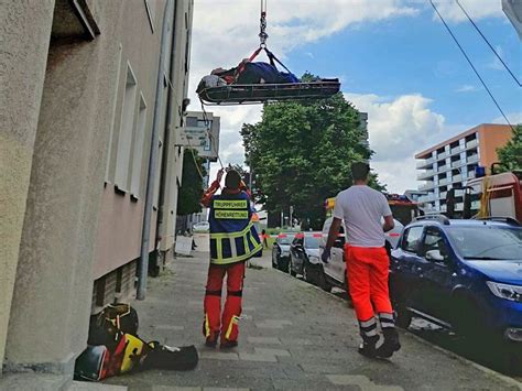 Höhenrettungsgruppe unterstützt bei Krankentransport