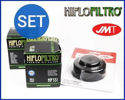 2x Hiflo Filtro Aceite HF551 Llave De Para Moto Guzzi Norge 1200 ABS