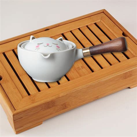 Koupit Online Portable Chinese Gongfu Kung Fu Tea Cup Set Rotating