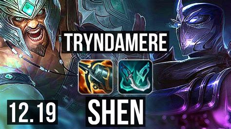 Tryndamere Vs Shen Top 56m Mastery 416 700 Games Euw